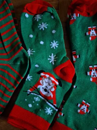 Calcetines Navideños Talla Única