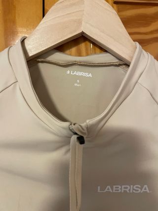 Maillot La Brisa Beige Manga Corta