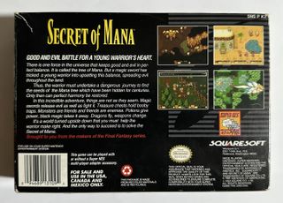 Secret of Mana SNES NTSC USA
