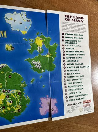 Secret of Mana SNES NTSC USA