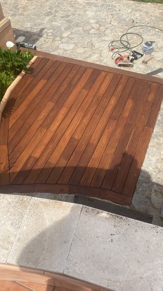 Tarima de teca por metros