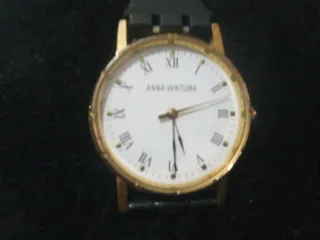 Reloj ANNA VENTURA Clásico Dorado y Negro