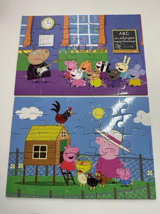 Puzzle Educa Peppa 2 Puzzles Madera 25 Piezas