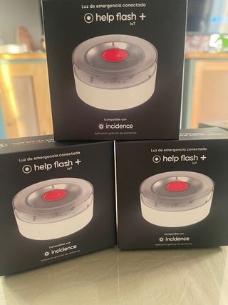 3 Balizas de Emergencia Help Flash IoT V16