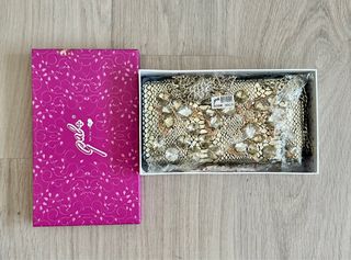 Cartera Gala Joya Pedrería Nueva