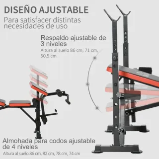Banco de Pesas Multifuncional
