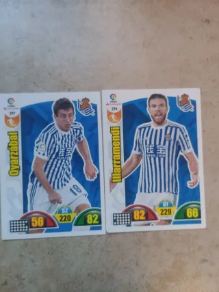 6 Cartas de Fútbol del Real Sociedad 17-18