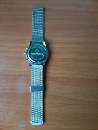 Reloj Caballero Malla Acero Azul