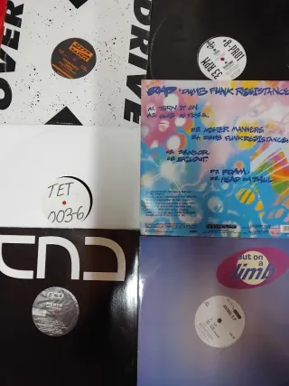 Vinilos Techno Años 90 - Lote Variado