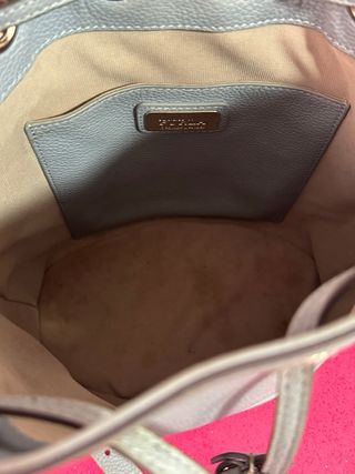 Bolso bombonera Furla Gris piel