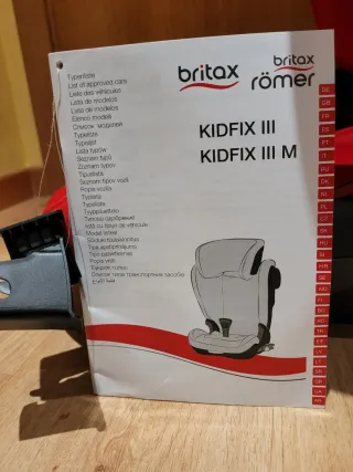 Silla coche Romer Kidfix III M Roja