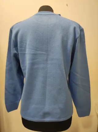 Jersey de punto azulón .Talla M.