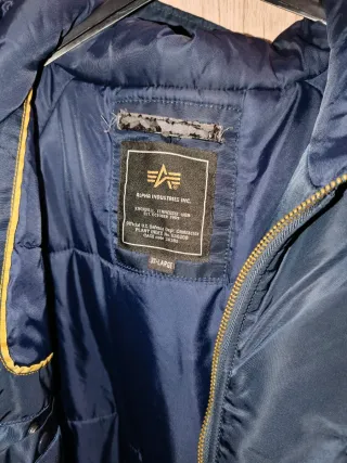 Parka Azul Alpha Industries