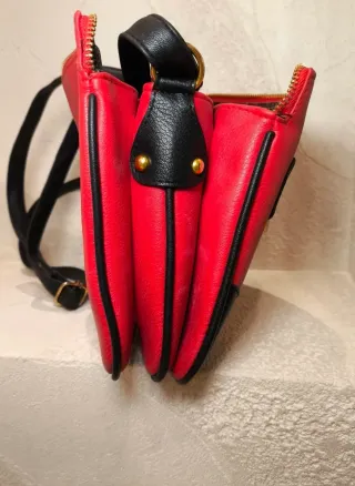 Borsa Michael Kors rossa e nera