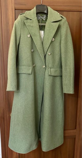 Cappotto lungo doppiopetto Made in Italy - Nuovo