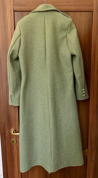 Cappotto lungo doppiopetto Made in Italy - Nuovo