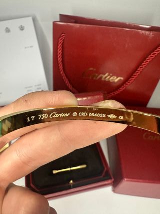 Pulsera Cartier Love Oro