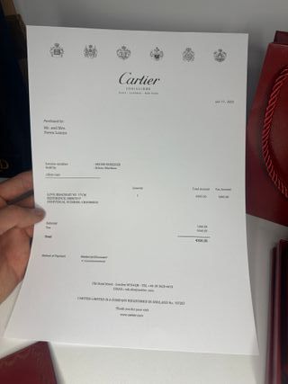 Pulsera Cartier Love Oro