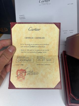 Pulsera Cartier Love Oro