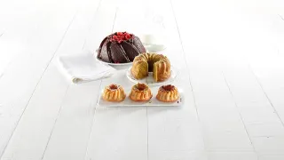 Molde Savarín Espiral Lekue Silicona Rojo 20cm