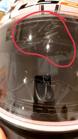 Casco Moto Integral LS2 Rosa Flores