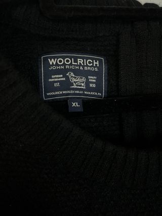 Vestito lana cashmere Woolrich XL negro