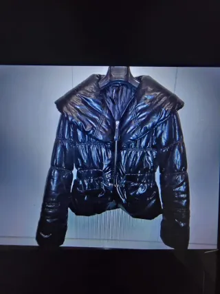 Giacca piumino Terranova nero lucido