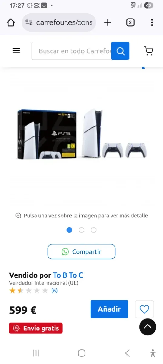OFERTA.... Ps5 Digital Edition + 2 DualSense