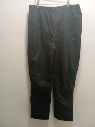 Regatta Pantalones Impermeables Negros