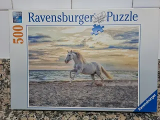 Puzzle Ravensburger Caballo Blanco 500 Piezas
