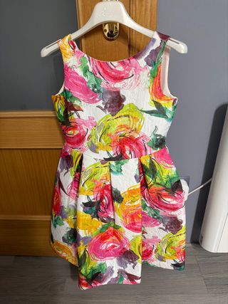 Vestido fiesta niña floral