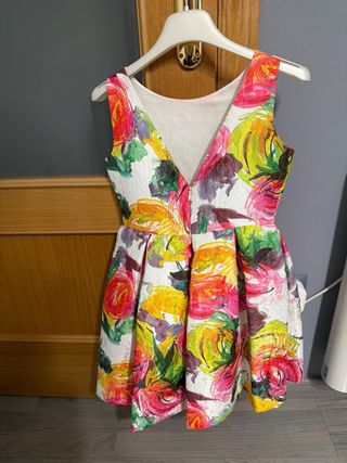 Vestido fiesta niña floral