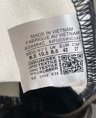 Zapatillas Converse Gore-Tex Nuevas. Unisex. N°42