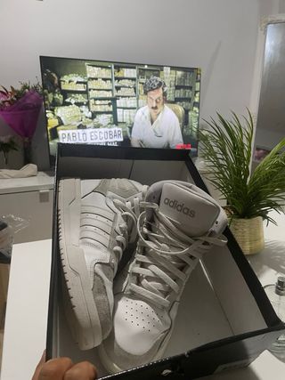 Zapatillas Adidas Altas Blancas