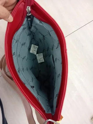 Bolsos Dariya Piel Sintética Beige y Azul, y rojo