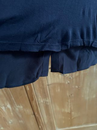 Top COS sin manga seda y viscosa Talla Única