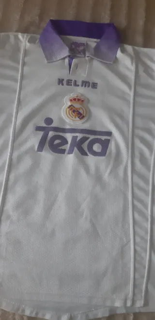 Camiseta Real Madrid Kelme  blanca. Original