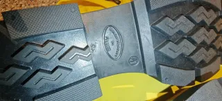 Botines de cuero negros talla 41