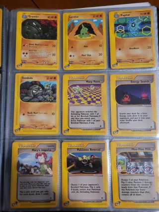 Lote 28 cartas Pokémon Expedition ENG