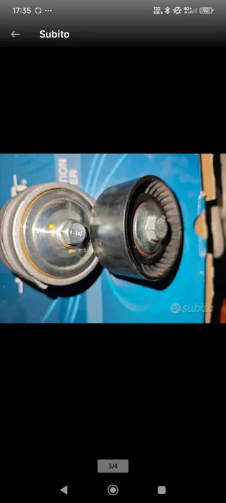 Puleggia a gomito e tenditore servizi 1.9 jtd