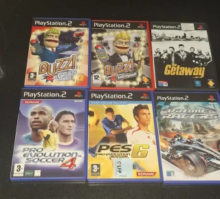 Console PlayStation 2 Nera + Giochi e Accessori