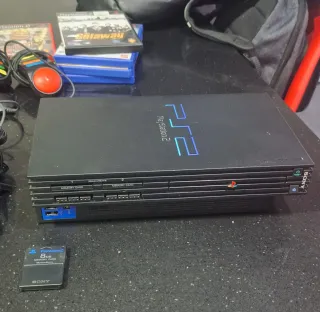 Console PlayStation 2 Nera + Giochi e Accessori