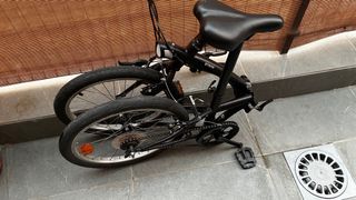 Bicicleta Plegable Negra