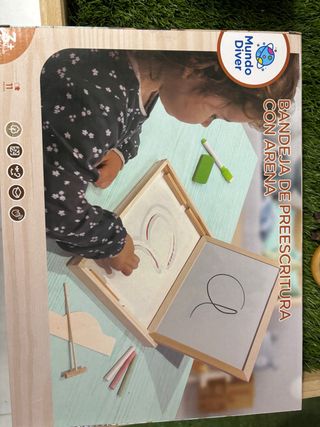 Bandeja de escritura con arena