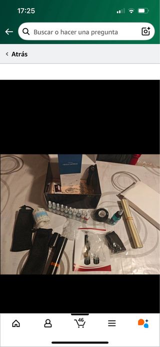 máquina de tatuar más accesorios