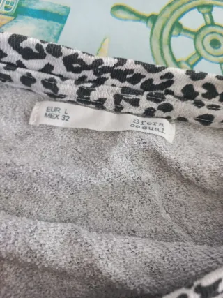 Sudadera Mujer Estampado Animal Print