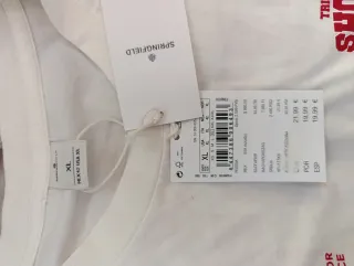 Camiseta Springfield Trick Shots Blanca