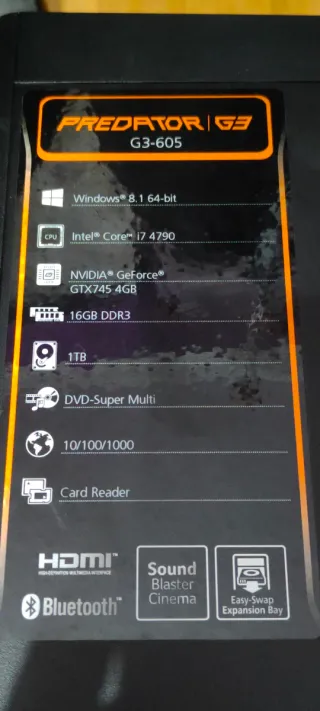 Ordenador Gaming Acer Predator