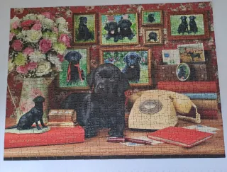Puzzle Ravensburger 500 piezas Perros Labrador