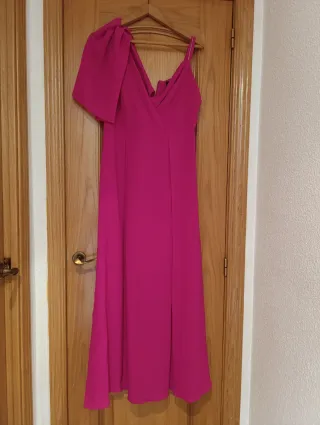 Vestido largo fucsia Casting Talla 40